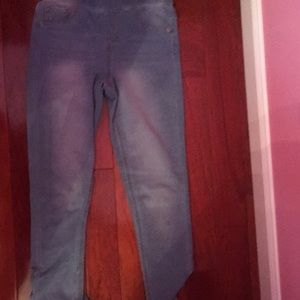 Light wash jeans Justice brand